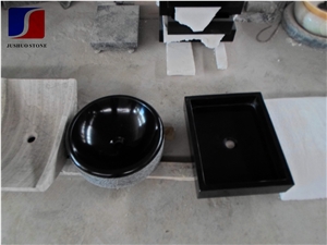 Black Basin,Bathroom Sink,Square Black Granite Wash Basin and Bathroom Sink,Washbasin,Bathroom Sink,Interior Decorative