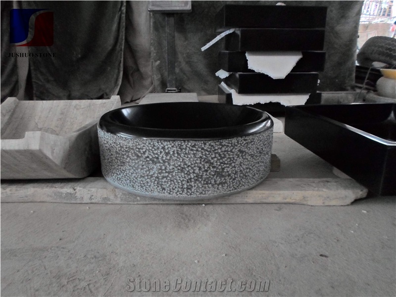 Black Basin,Bathroom Sink,Square Black Granite Wash Basin and Bathroom Sink,Washbasin,Bathroom Sink,Interior Decorative
