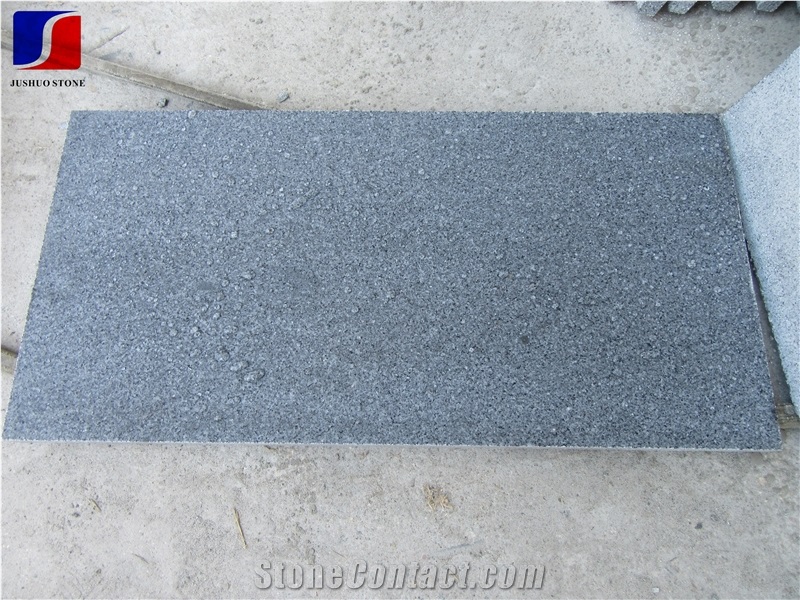G654,Padang Dark, Sesame Black,Charcoal Black,China Nero Impala,Dark Barry Grey,Nero Impala China,Dark Grey Granite,Flamed Tiles and Slabs for Wall/Floor