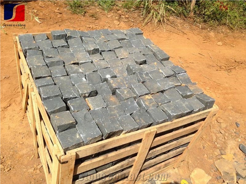 G685,Black Basalt, Cube Stone,Zhangpu Black,Zp Black,Black Stone,Floors,Paving Stone,Pavers