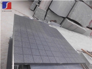 Grooved G654 Granite Paving Stone Tile,Flamed G654 Tiles,Floor Covering & Capping & Cladding,Walkway,Stepping Panel,Sesame Dark,Padang Dark / Impala