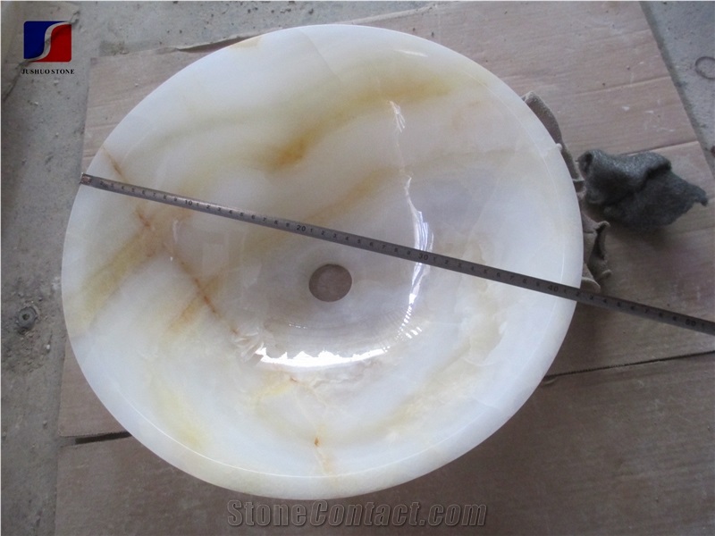 White Jade Basin,Marble Basin,Jade Vessel, Bathroom Sinks,Vessel Sinks,Wash Bowls