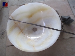 White Jade Basin,Marble Basin,Jade Vessel, Bathroom Sinks,Vessel Sinks,Wash Bowls