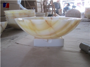 White Jade Basin,Marble Basin,Jade Vessel, Bathroom Sinks,Vessel Sinks,Wash Bowls