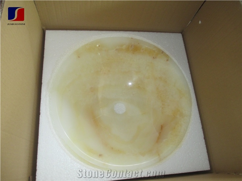 White Jade Basin,Marble Basin,Jade Vessel, Bathroom Sinks,Vessel Sinks,Wash Bowls