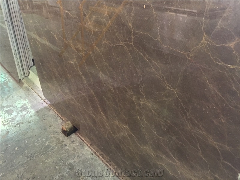 Mahkam Dark Brown Marble, Brown Marble Slab