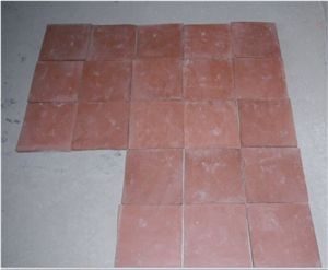 Red Handmade Terracotta Tile