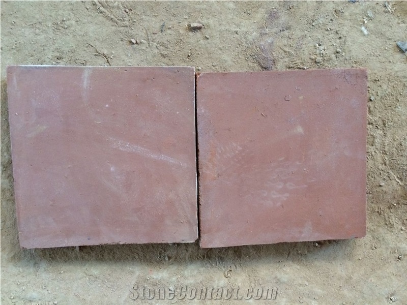 Red Handmade Terracotta Tile