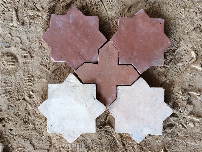 Red Handmade Terracotta Tile