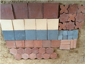 Red Handmade Terracotta Tile