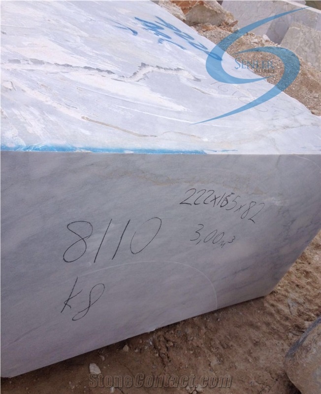 Afyon Silver Marble Blocks