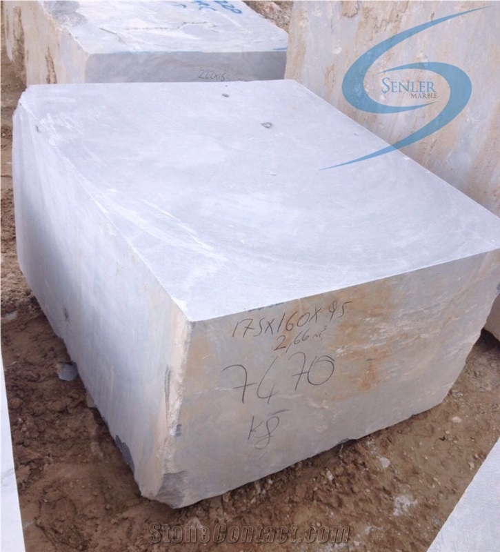 Afyon Silver Marble Blocks