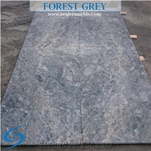 Forest Grey Marble Slabs & Tiles, Turkey Grey Marble, Grey Marble, Indoor Marble, Golden Veins