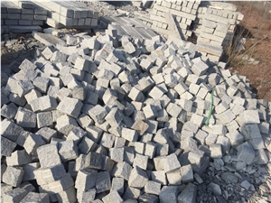 Chinese Light Grey G603 Granite Cubestone for Paving