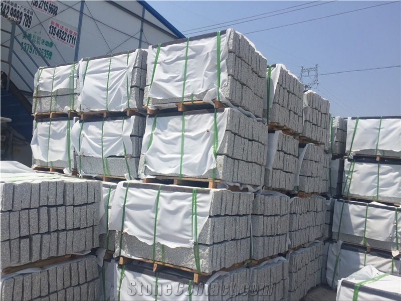 G603 Granite Cheap Chinese Grey Granite Palisade, Garden Pillars