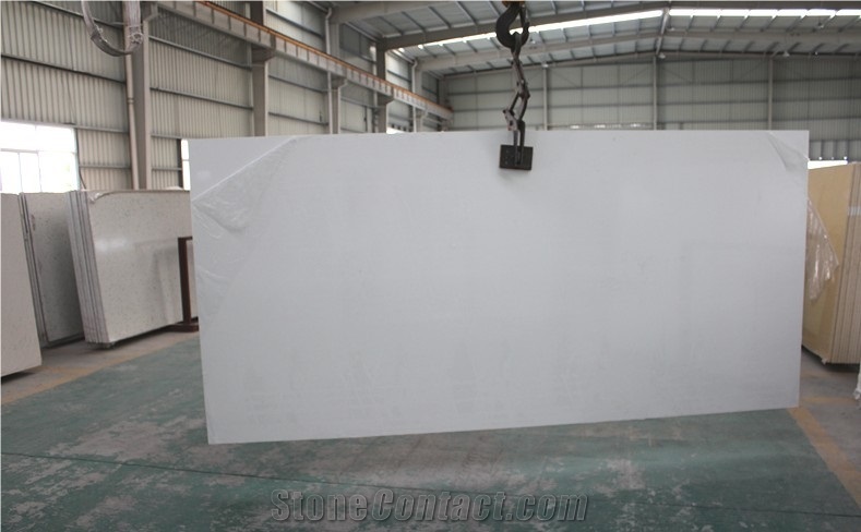 Hot Sale White Quartz Stone Slabs and Tiles