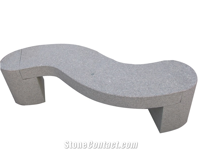 Stone Sculpture Bench