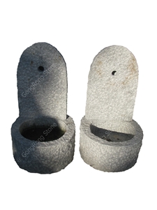 White Granite Fountain Sculpture