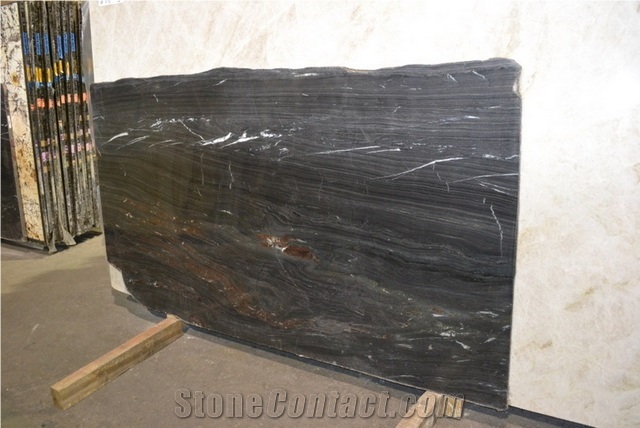 Polar Black Polished 3cm Granite Slabs