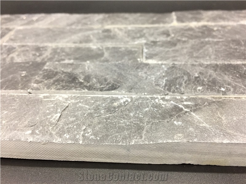 Dark Grey Slate Wall Panel Tile (600x150mm)