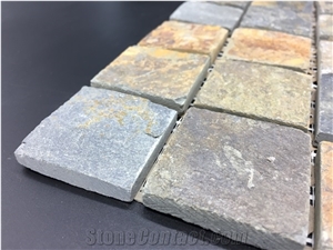 Rustic Blue Mosaic 12"X12" (Chip Size- 48x48mm)