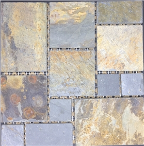 Rustic Blue Mosaic 12"X12" or 305x305mm (Chip Size- 148x98; 98x98, 48; 48x48mm)