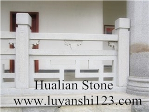Building Material Natural White Granite Fence