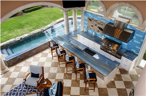 Azul Macauba Exterior Countertop