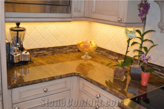 Breccia Montana Dark Quartzite Kitchen Countertop