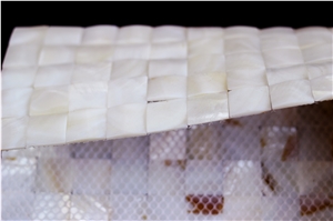 Gop-M18 Mother Of Pearl Shell Mosaic Tile