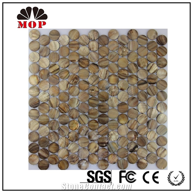 Mop-G10 Rounded Shell Mosaic Tile Club
