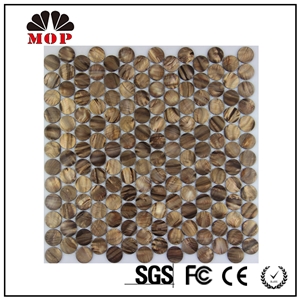 Mop-G29 Rounded Mother Of Pearl Shell Mosaic Slab