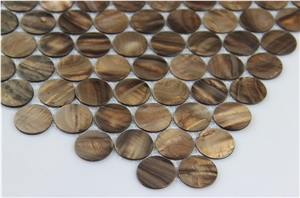 Mop-G29 Rounded Mother Of Pearl Shell Mosaic Slab