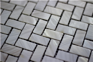 Mop-G39 15*30mm Mother Of Pearl Shell Mosaic Tile