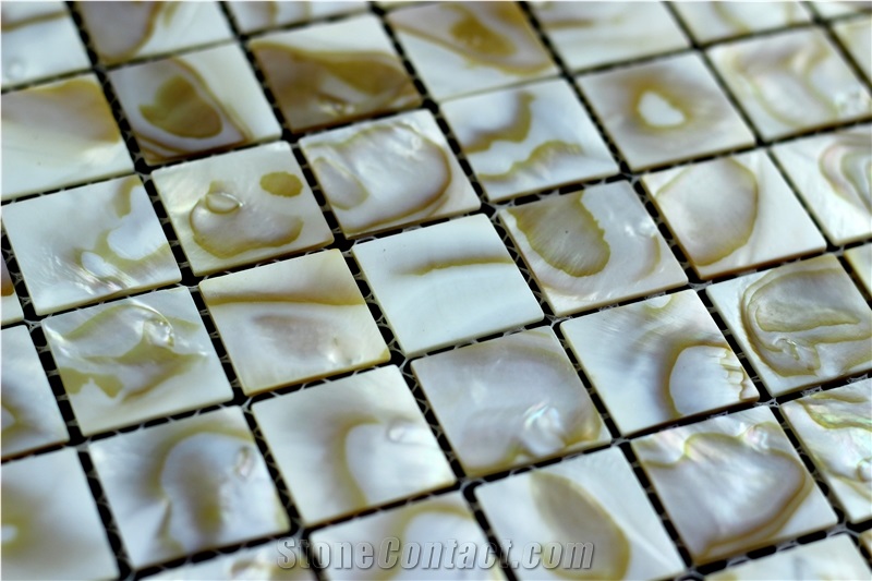 Mop-G40 Mother Of Pearl Tile Backsplash