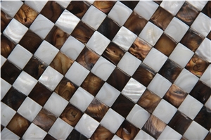Mop-M13 15*15mm Shell Mosaic Tile Club