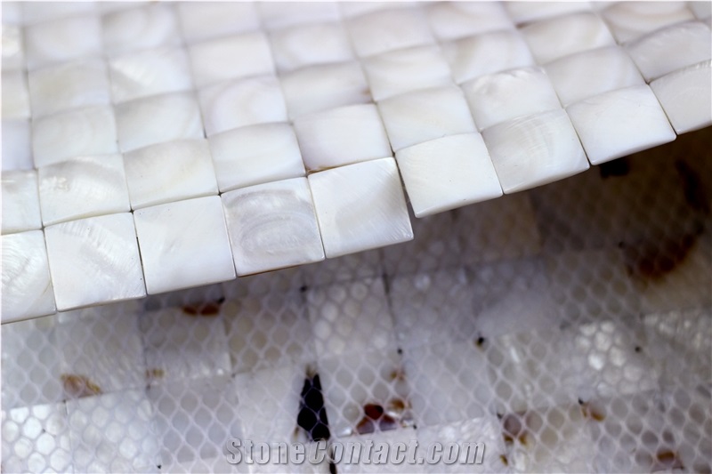 Mop-M17 China Wholesaler - 20*20 Mop Shell Mosaic Slab