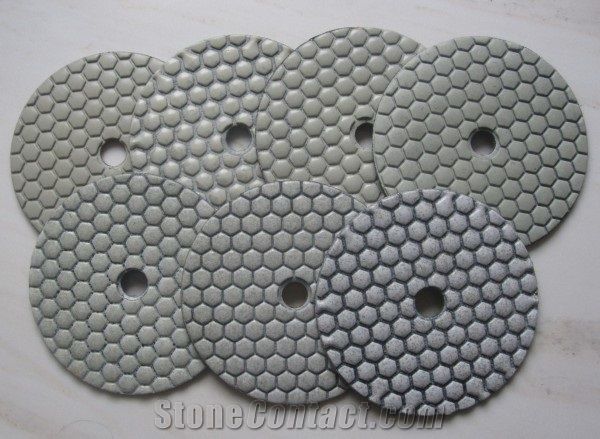 Dema Diamond Grinding Pads for Angle Grinders for Grinding and Polishing Natural Stones, Granite