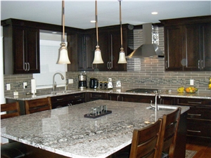 Granite Kitchen Perimeter Top and Island Top