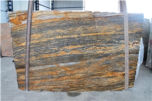 Thunder Wave Granite Slab, Brazil Brown Granite