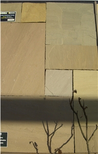 Indian Sandstone Paving - Raj Green Riven Handcut Indian Sandstone Paving - Raj Green Riven Handcut