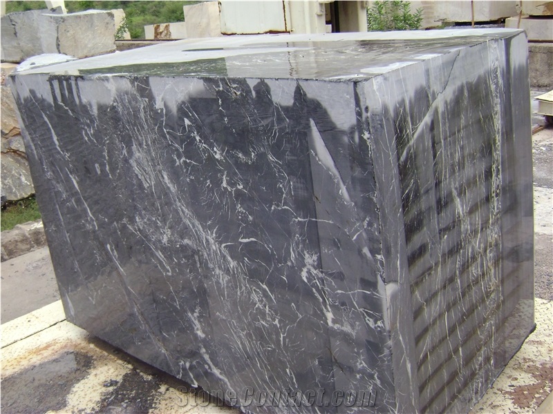 Black Marquina, India Black Marble Block