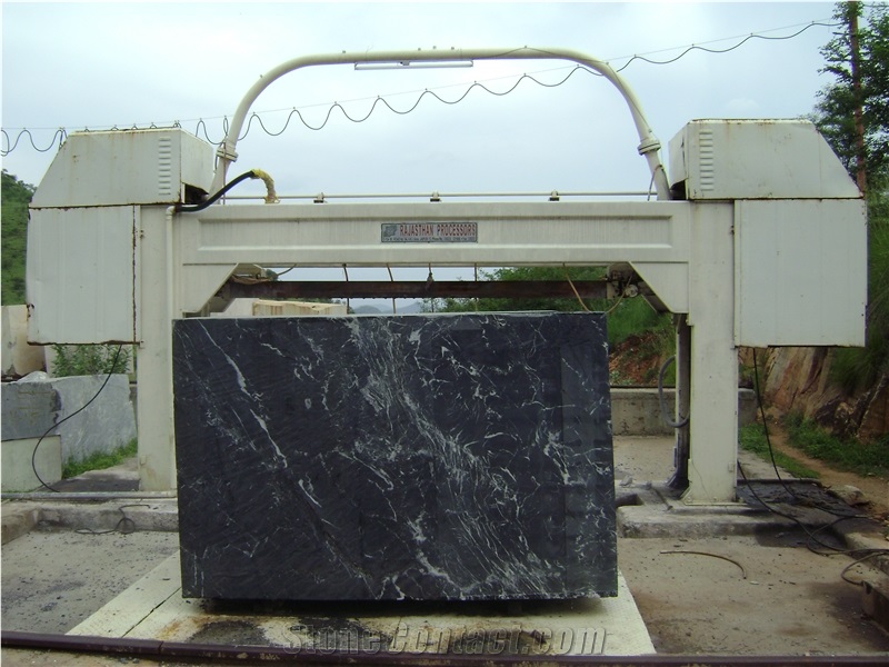 Black Marquina, India Black Marble Block