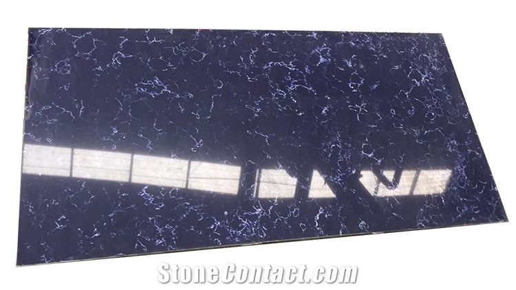 Marble Vein Quartz Engineered Quartz Stone Artificial Quartz Stone/Glacier White