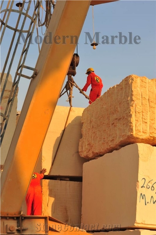 Sunny Gold Marble Blocks, Slabs