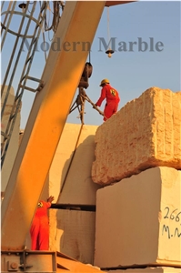 Sunny Gold Marble Blocks, Slabs