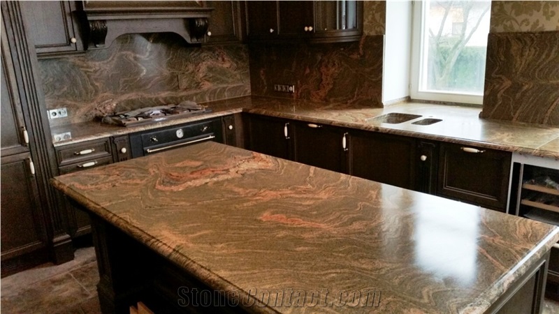 Juparana Colombo Kitchen Island Top