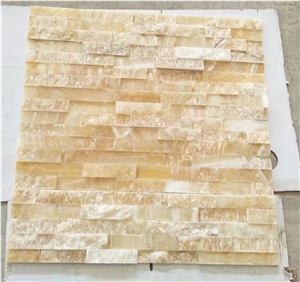 Honey Onyx Cultural Stone, Wall Cladding, Stacked Stone Veneer