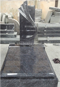 Good Quality Custom Carving Single Style Bahama Blue/ Vizag Blue Granite Western Style Monuments/ Upright Monuments/ Monument Design/ Single Monuments/ Custom Monuments Good Quality Custom Carving Single Style Bahama Blue/ Vizag Blue Granite Western Style Monuments/ Upright Monuments/ Monument Design/ Single Monuments/ Custom Monuments