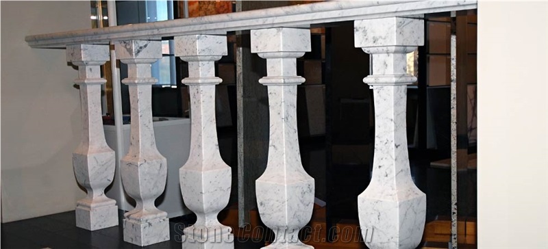 White Marble Balustrades